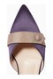 Sofistica Contrast Flats, Satin-Grosgrain, Elegant Flat Mule Stylish Italian Design - 4