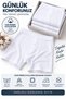 Men's Buttoned Long Leg Boxer Briefs 2-Pack 95% Cotton 5% Elastane Lycra Flexible White S-M-L - 8