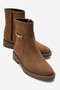 Hayli Genuine Leather Women's Boots Brown Suede