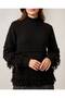 Tassel Detailed Modern Textured Knitwear Sweater - 4