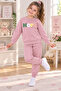 Girl's Nora Printed Sweatshirt Tracksuit Set - 2