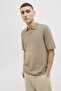 Jack&Jones Men's Polo Neck T-Shirt 12269650 Crockery - 3