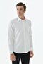White 100% Cotton Comfort Fit Classic Collar Shirt - 3