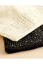 Women Black And White Embellished Knit Beanies (Pack Of 2) - 2