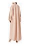 Stylish Notched Collar Abaya with Comfortable Design, Ideal Choice for Daily Wear and Special Occasions - 3