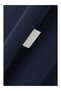 Modern Minimalist Notched Collar Abaya Reflects Elegance with Long Sleeves and Aline Silhouette - 5