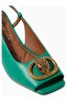 Chelsea Block Slingback 60 Heel Green Heels - 4