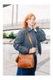 Marbella S Vintage Genuine Leather Women's Shoulder and Crossbody Bag - 2