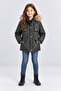 Girl's Fur Hooded Winter Coat with Soft Lining and Warm Keeping Features Ak4269