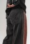 Crystal Stone Detailed Washed Jean Baggy Men's Trousers - 5