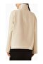 Bomber Jacket, Italian Pima Cotton, Stylish Sports Style, Light Beige - 4