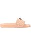 Luxury Orange Stitched Slippers for Hot Days