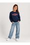 Girls "California- Los Angeles" Text Print Pullover Top - 4