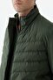 Green Comfort Fit Stand Collar Sports Coat - 5