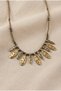 Handmade Brass Leaf Apparatus Detailed Authentic Necklace - 3
