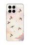 Xiaomi 17t Compatible Flying Bird Pattern Transparent Phone Case