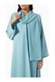 Lightweight Crepe Fabric Design for Stylish Collar Detailed Long Abaya Fashion - 5