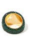 Pave Dome Ring, Domed Design with Crystals - 3