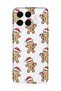 Xiaomi 17t Compatible Gingerbread Pattern Transparent Phone Case