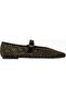 Mayfair Ballet Shoes, Elegant Shoes with Suede Crystal Detail