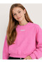 Girls Graphic Long Sleeve Loose Fit Sweatshirt - 2