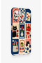Redmi Note 10-10S Compatible Cute Cat and Flower Pattern Silicone Case - 3