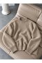 Soft Textured Boucle Sweater Beige - 6