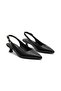 Zrct3 - Short Nut Heeled Pointed Toe Women's Shoes 4 cm Black