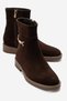 Hayli Genuine Leather Women's Boots Brown Suede