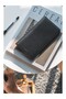 Rfid Protected Leather Unisex Passport Holder and Travel Wallet - 2