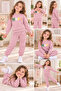 Girl's Nora Printed Sweatshirt Tracksuit Set - 3