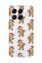 Xiaomi 17t Pro Compatible Gingerbread Pattern Transparent Phone Case