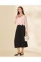 Women Pink Ruffle Detail Blouse - 5