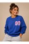 Girls “80 / Amour” Graphic Long Sleeve Loose Fit Sweatshirt - 2
