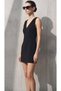 Women's V-Neck Sleeveless Mini Dress - 4