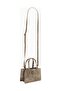 Mini bond bronze leather bag with adjustable strap and stone detail - 2