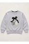 Girls Graphic Pullover Top with Puff Sleeves - 4