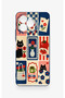 Omix X6 Compatible Cute Cat and Flower Patterned Silicone Case - 2