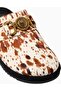 Mansion Flat Mules Luxury Slippers, Stylish, Comfortable, Flat Sole, Synthetic Leather - 3