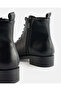 Girls Black Combat Ankle Boots - 4