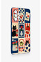 Samsung-A72 Compatible Cute Cat and Flower Pattern Silicone Case - 3