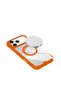 iPhone 18 Pro Max Case M-Safeli Finger Ring Stand Airbag Obsidian Series Cover Orange - 6