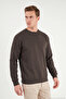Cotton Ribbed Crew Neck Sweater Men's Sweater 5906102 - 3