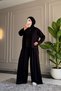 6685 - Stylish Comfortable Casual Modal Pleated Women's Suit with Shalwar - 3