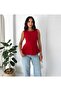 Zero Sleeve Flounce Blouse - 3