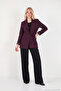 Polka Dot Lined Waist-Tie Blazer Jacket Women's Jacket 6524049 - 3