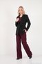 Polka Dot Lined Waist-Tie Blazer Jacket Women's Jacket 6524049 - 2