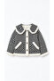 Girls' Patterned Plush Lined Jacket - 2