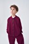 Unisex Children's Zippered Jacket and Pants Set, Plum - 7