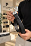 Men's Belt 100% Genuine Leather Black Floater Leather Belt - 5